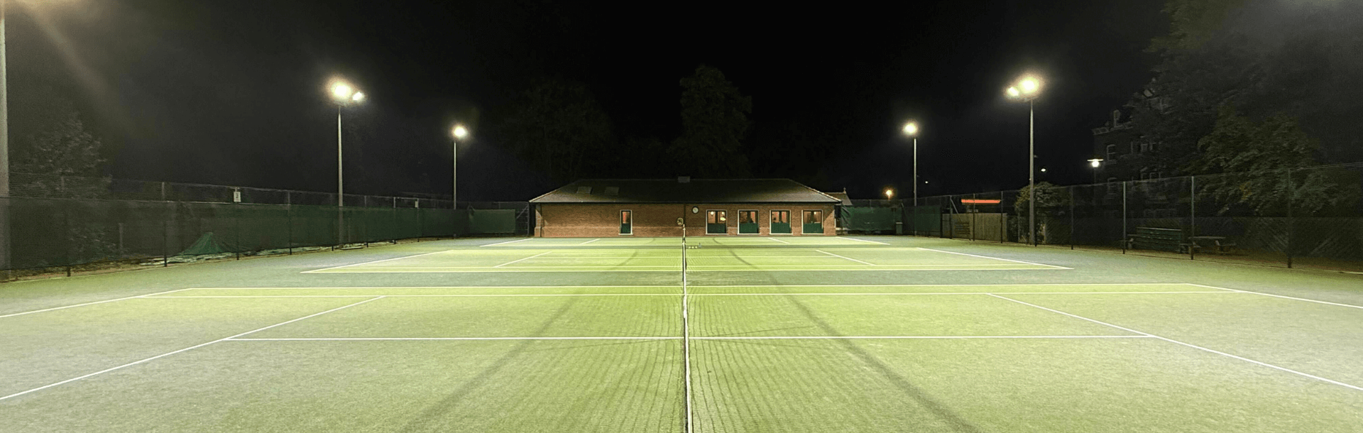 Tennis Floodlighting Upgrade at Claremont Lawn Tennis Club